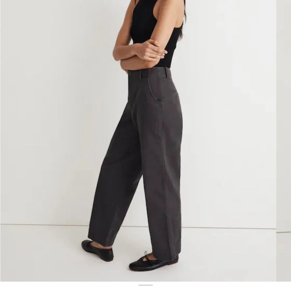 Madewell Women's Coal Wide Leg Pants - Picture 2 of 7